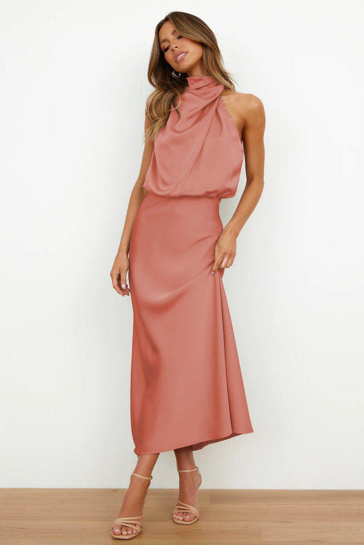 Selene | Sculpted Drape Gown