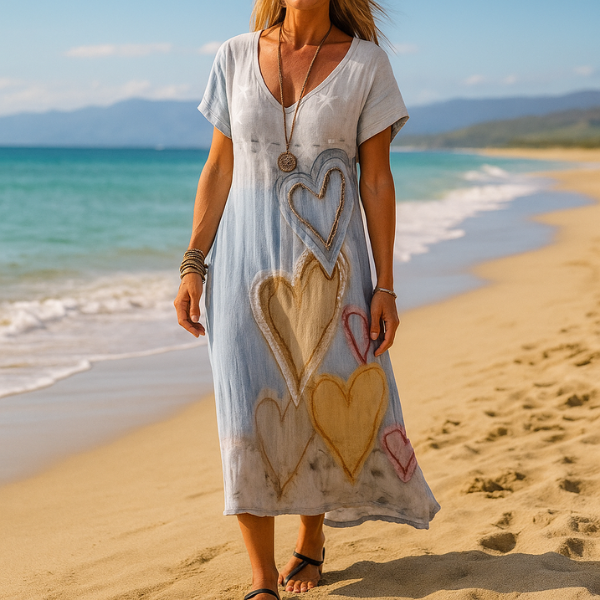 Odette | Romantic Heart Maxi Dress