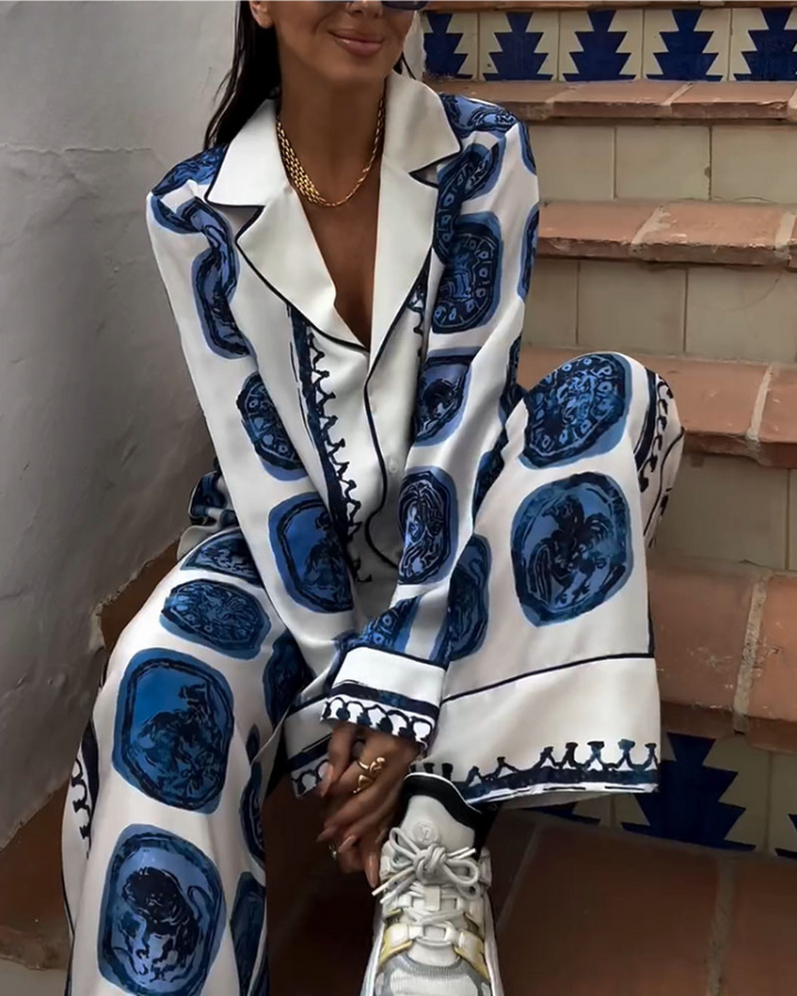 Liora | Indigo Mosaic Set