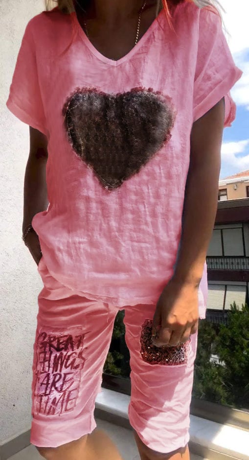 Isaline | Shimmering Heart Set