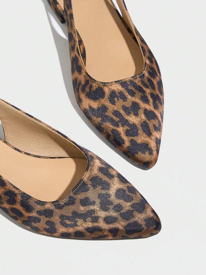 Sabine | Bow-Tied Slingback Flats