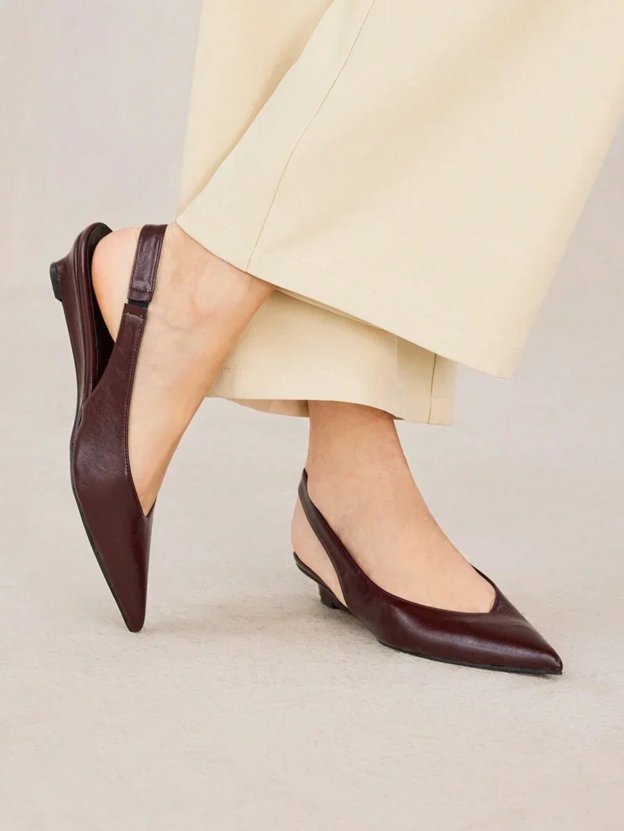 Léonie | Minimal Slingback Flats