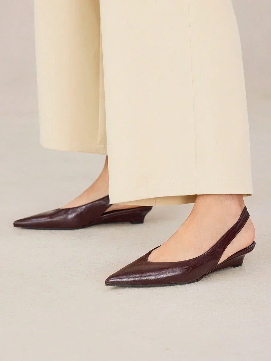 Léonie | Minimal Slingback Flats
