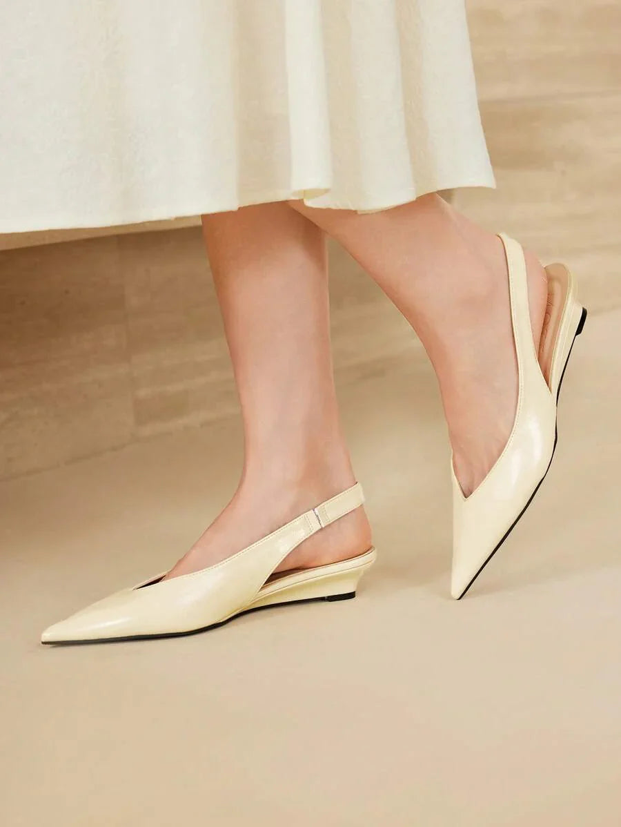 Léonie | Minimal Slingback Flats
