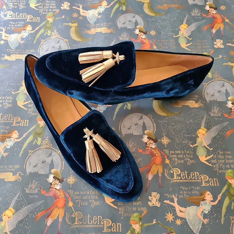 Isolde Royale | Midnight Velvet Loafers