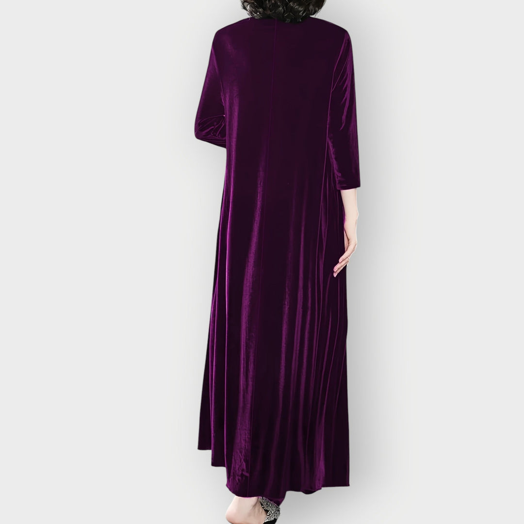 Nerina | Luxe Velvet Maxi Dress