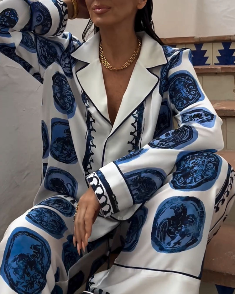 Liora | Indigo Mosaic Set