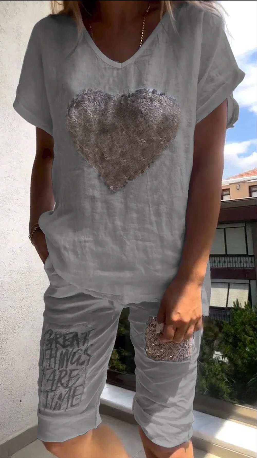 Isaline | Shimmering Heart Set