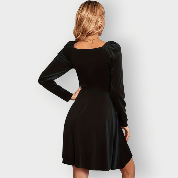 Luna | Luxe Velvet Skater Dress