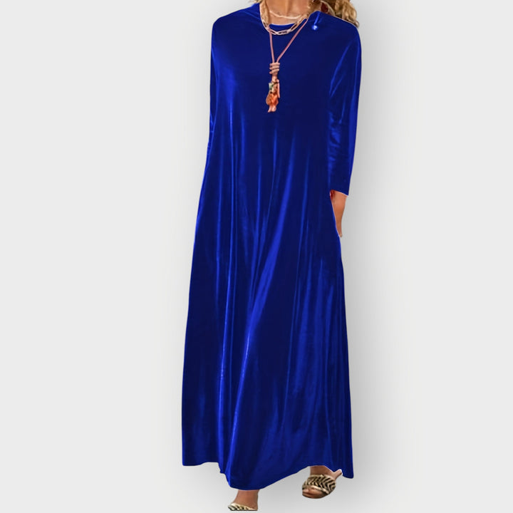 Nerina | Luxe Velvet Maxi Dress