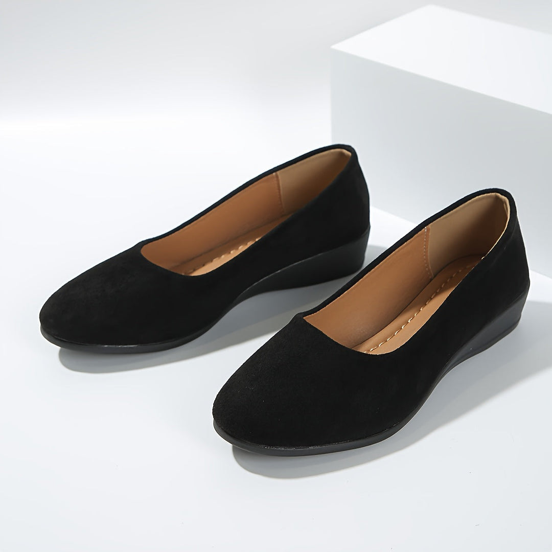 Babs - Wedge Ballerina Flats