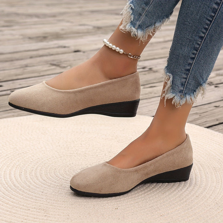 Babs - Wedge Ballerina Flats