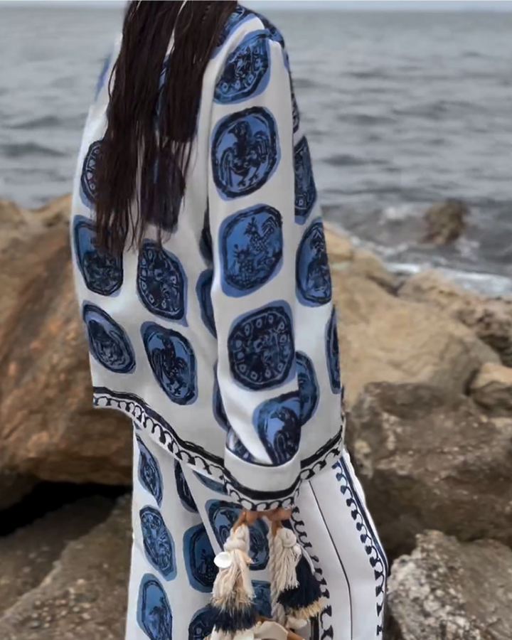 Liora | Indigo Mosaic Set