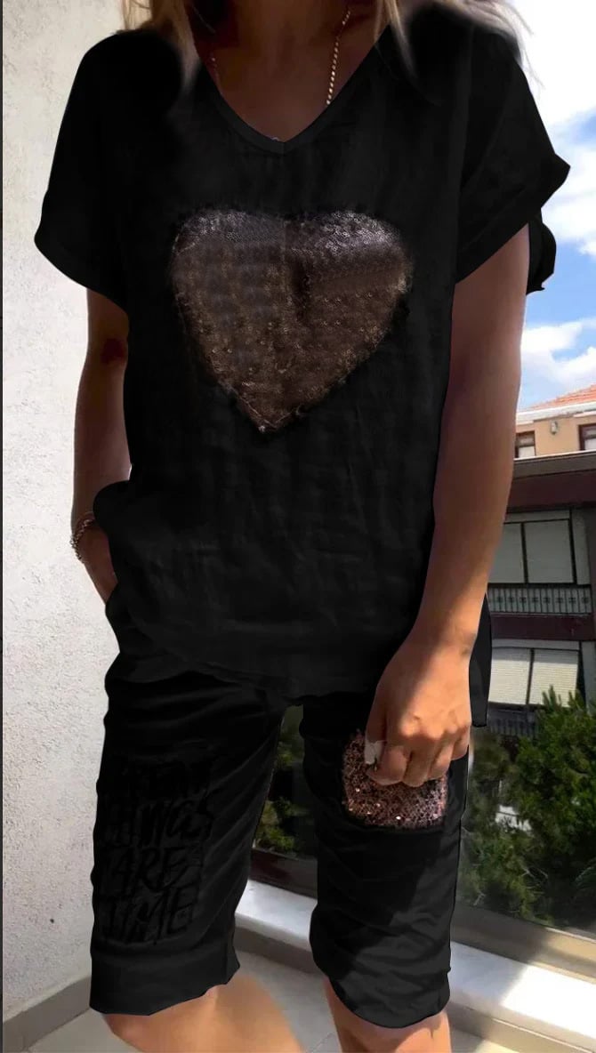 Isaline | Shimmering Heart Set