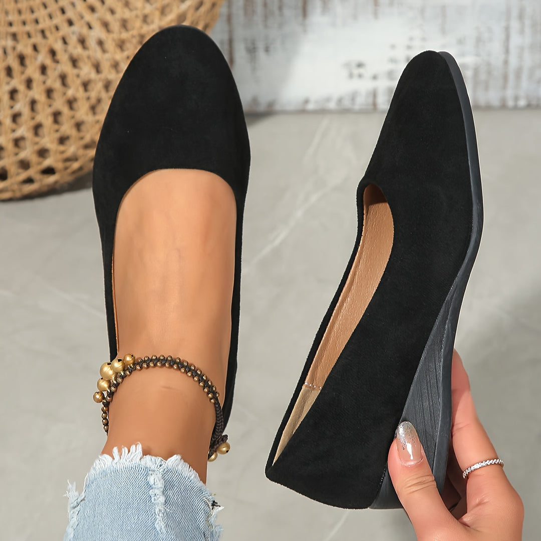 Babs - Wedge Ballerina Flats