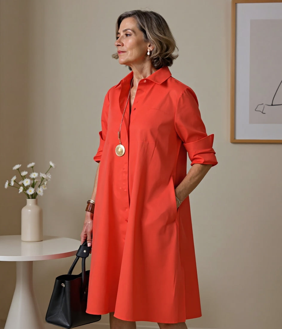 Eveline | Refined Shirt Dress