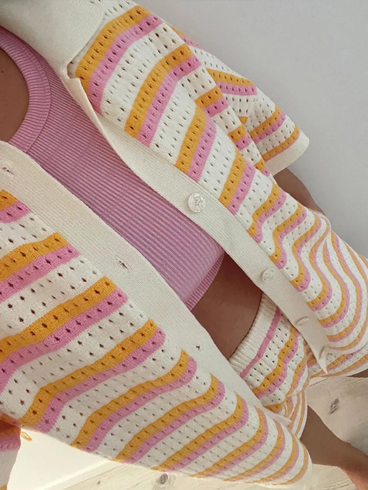 Fiorine | Sugar-Haze Knit Set