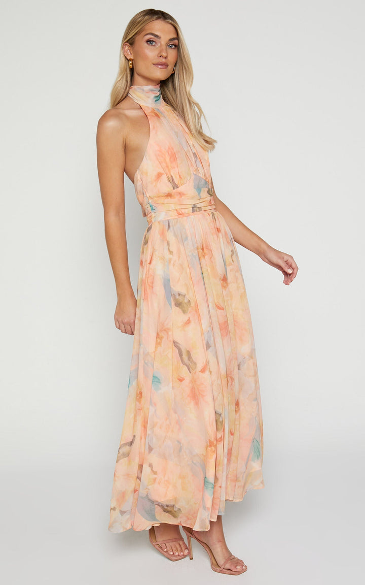 Elara | Halterneck Summer Maxi