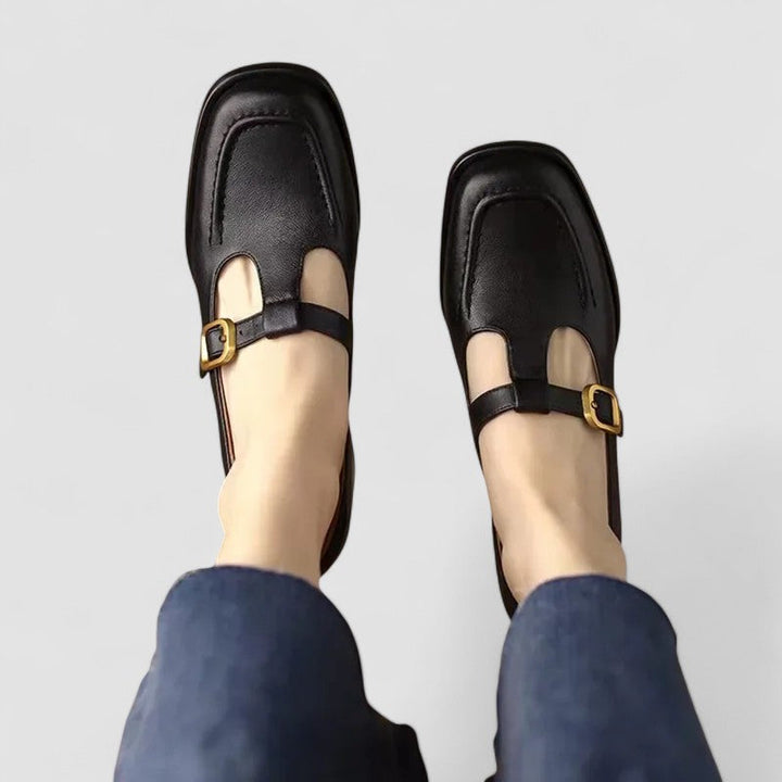 Amara | Comfort T-Strap Shoes