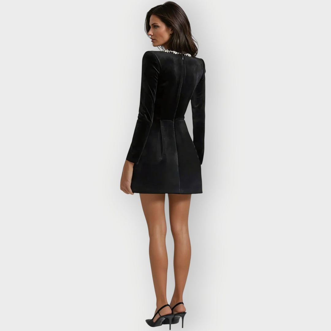 Soline | Luxe Velvet Mini Dress