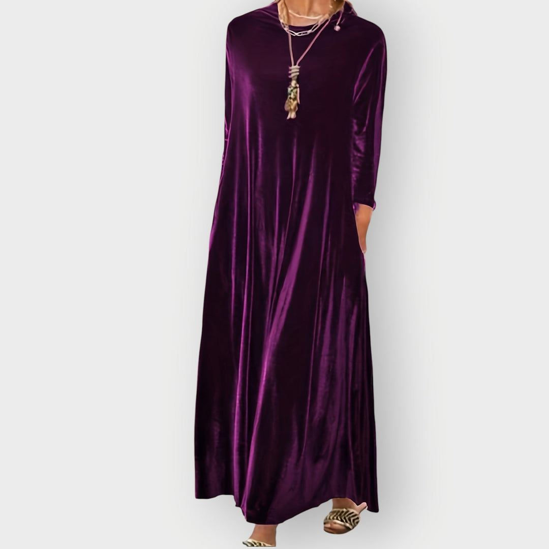 Nerina | Luxe Velvet Maxi Dress