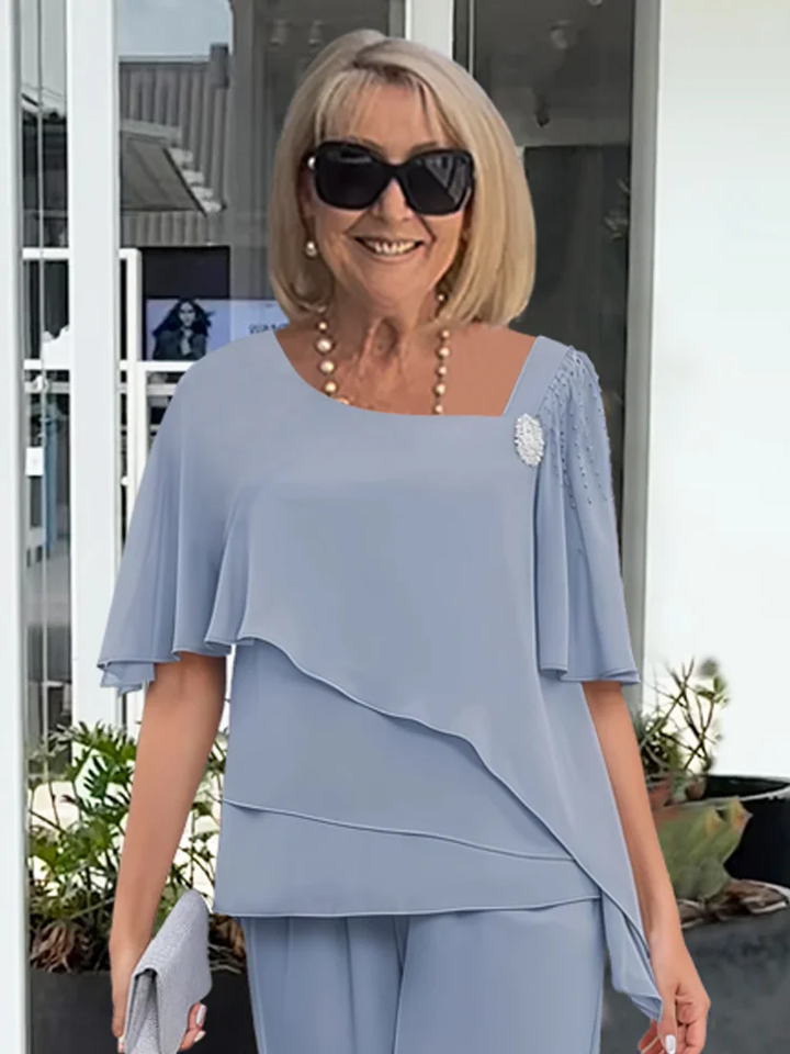 Celestine | Dove-Sky Cascade Set