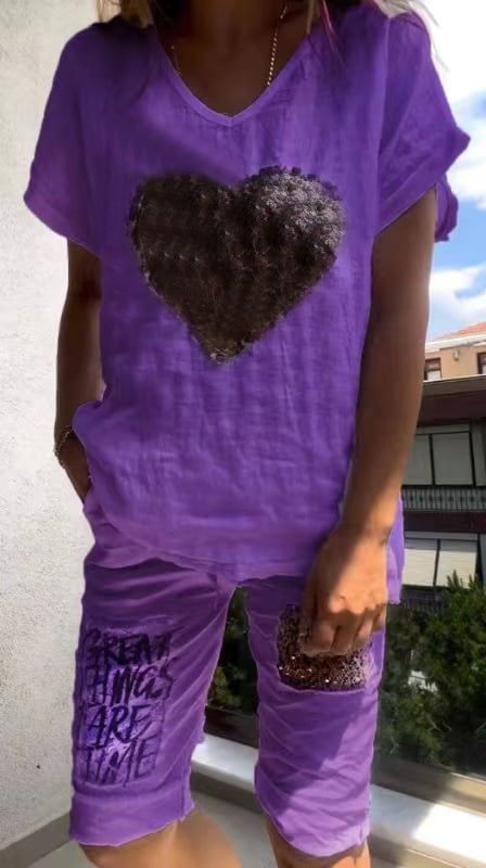 Isaline | Shimmering Heart Set