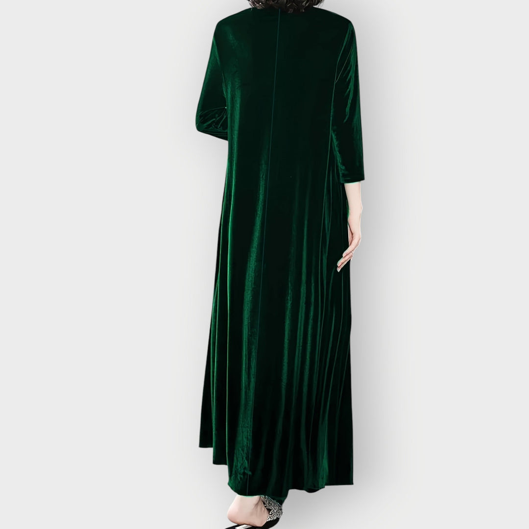 Nerina | Luxe Velvet Maxi Dress