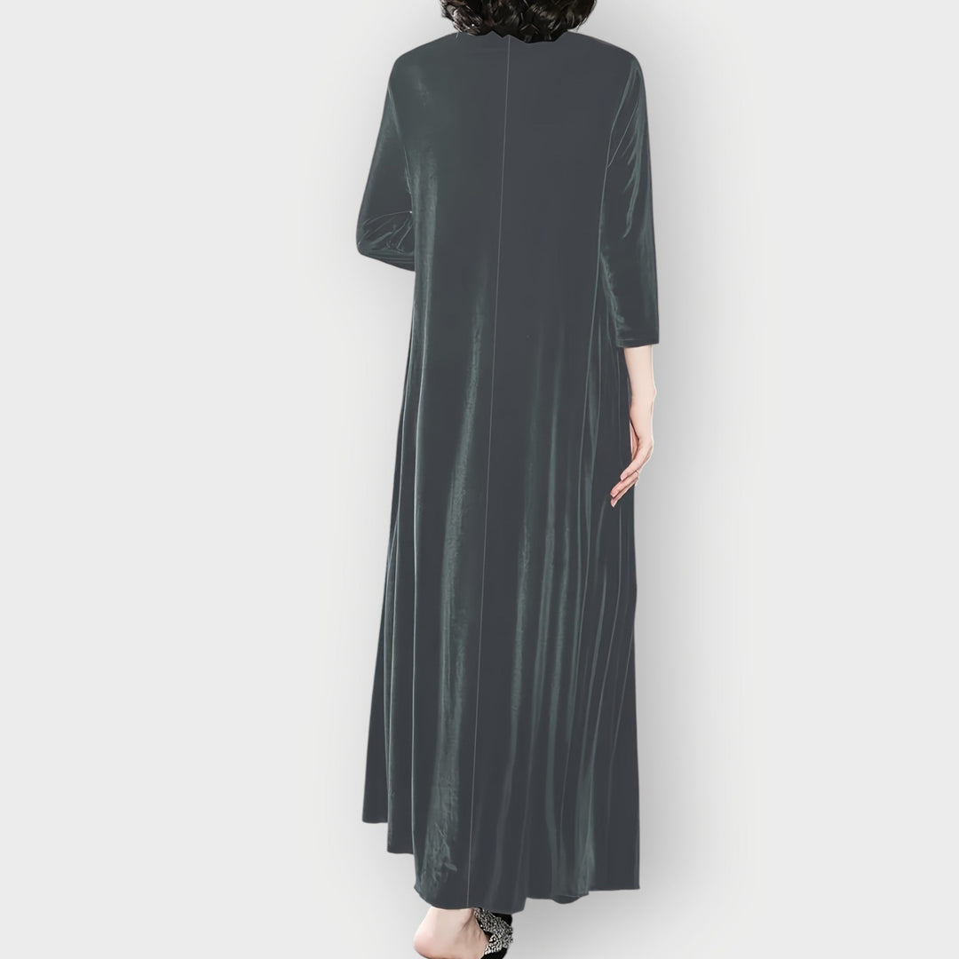 Nerina | Luxe Velvet Maxi Dress