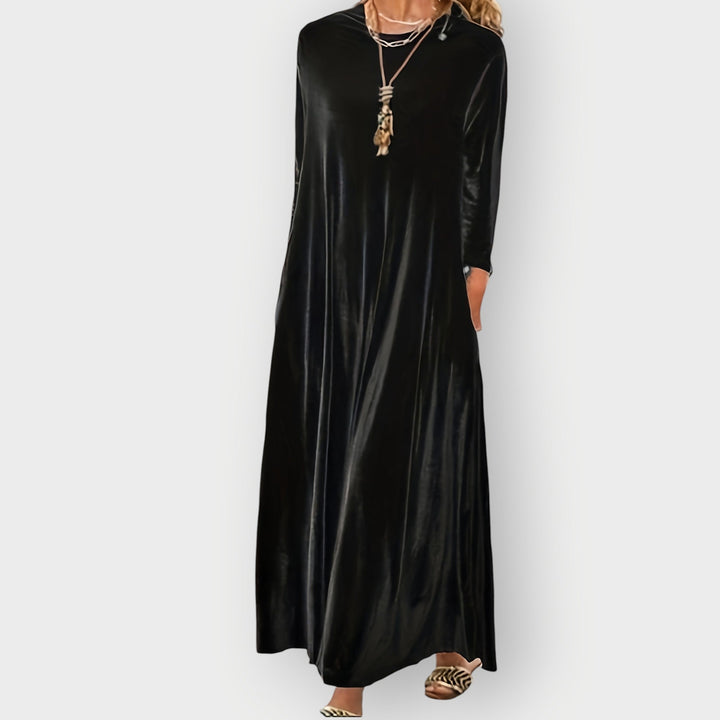 Nerina | Luxe Velvet Maxi Dress
