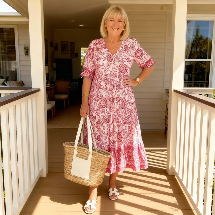 Eveline | Flowing Floral Maxi Dress