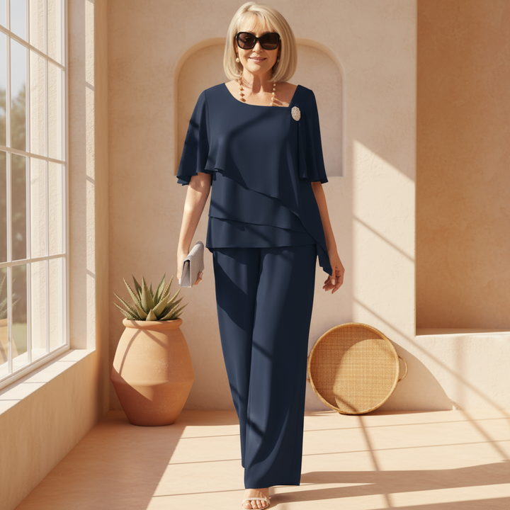 Celestine | Dove-Sky Cascade Set