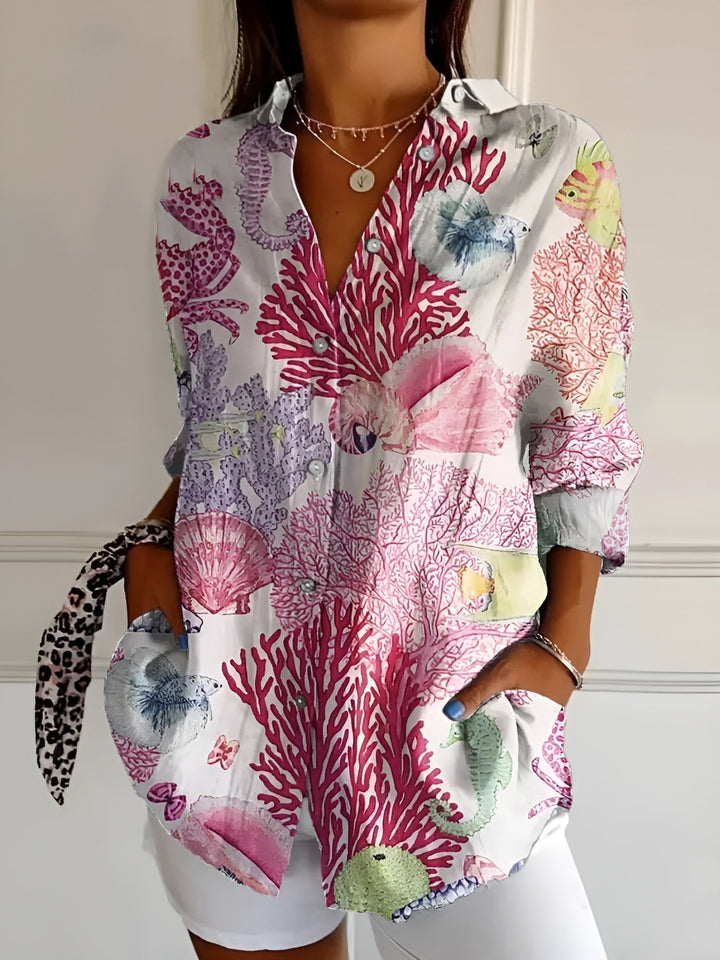 Maia | Floral Summer Blouse
