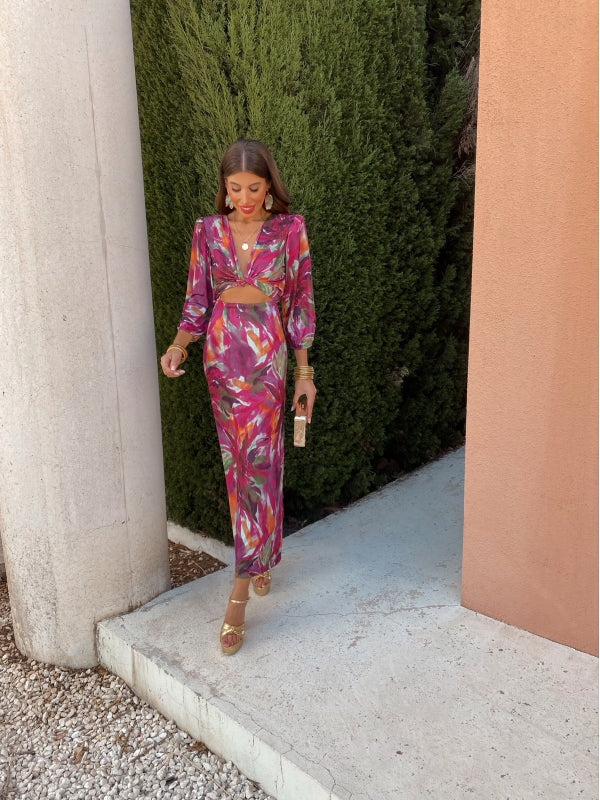 Solenne | Sculpted Drape Gown